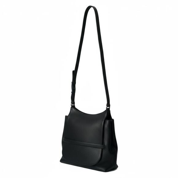 The Row Handbags - The Row Sideby Crossbody Bag Black Pebbled Leather Authentic Rare